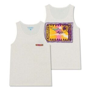 NWT Chubbies Men’s The Wind Slammer Tank in Oatmeal Heather in size M